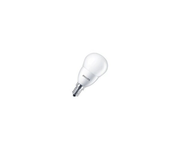 Hersteller: Philips EAN: 8718696703014 Eigenschaften: Sockel: E14 Spannung: 230V Wattleistung: 7 W Vergleichbar mit einer Glühlampe: 60 W Lichtleistung: 806 lm Farbe: Warmweiß Farbtemperatur: 2700K Lebensdauer der Lampe: 15.000h Anzahl der Schaltzyklen: 50.000 Abmessungen Höhe: 95 mm Breite: 48 mm