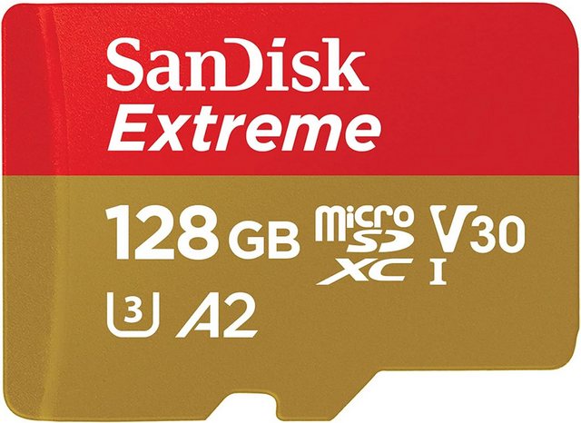 Sandisk SanDisk Extreme microSDXC A2 UHS-I U3 V30 190MB/s Speicherkarte + Speicherkarte