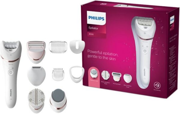 Der Philips Epilierer BRE740/10 sorgt für glatte Haut für bis zu vier Wochen. Mit seinen verbesserten Pinzetten ermöglicht er eine leistungsstarke Epilation und ist dabei sanft zur Haut. Um mehr Haare erfassen zu können