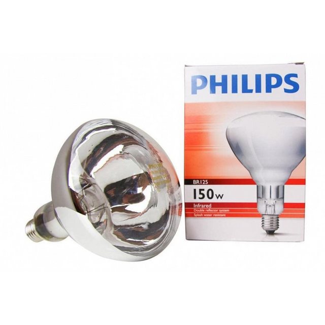 Philips Infrarotlampe BR 125 – Infrarotlampe – weiß