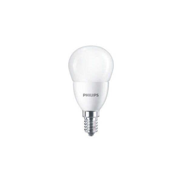 Hersteller: Philips EAN: 8718699772116 Eigenschaften: Sockel: E14 Spannung: 220V - 240V Wattleistung: 7 W Vergleichbar mit einer Glühlampe: 60 W Lichtleistung: 830 lm Farbe: Tageslicht Farbtemperatur: 6500K Lebensdauer der Lampe: 15.000h Anzahl der Schaltzyklen: 50.000 Abstrahlwinkel: 360° Abmessungen Höhe:  95 mm Breite:  48 mm