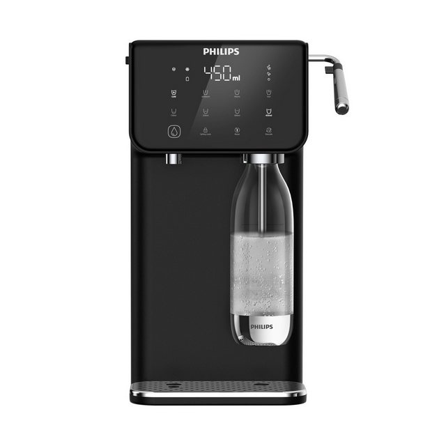 Philips Heißwasserspender Heiß & kalt ADD5962BK/10 inkl. 1x CO2-Zylinder + Wasserfilter