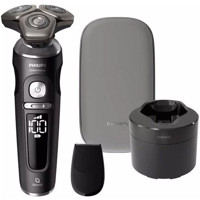 Philips Elektrorasierer SP9840/32 Series 9000 Wet & Dry – Rasierer – schwarz