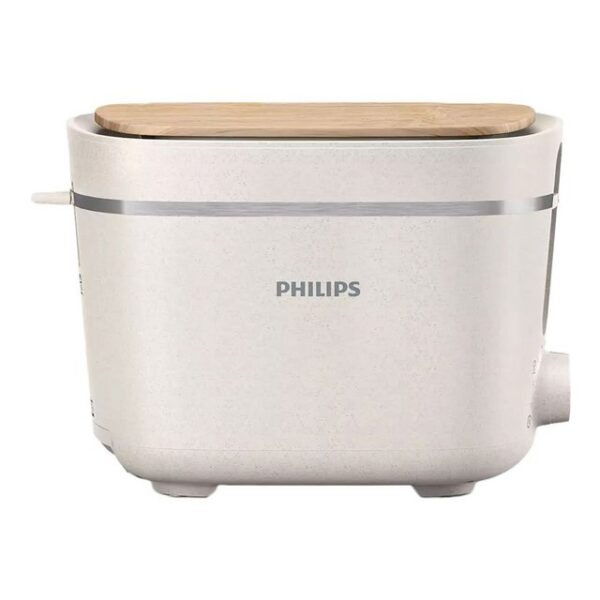 Ihr FrÃ¼hstÃ¼ck schmeckt jetzt noch besser!Bereiten Sie sich mit dem eleganten und leistungsstarken Toaster von Philips jeden Morgen Ihren Toast ganz nach Ihrem Geschmack zu. Er ist zu 100% aus biobasiertem Kunststoff* gefertigt