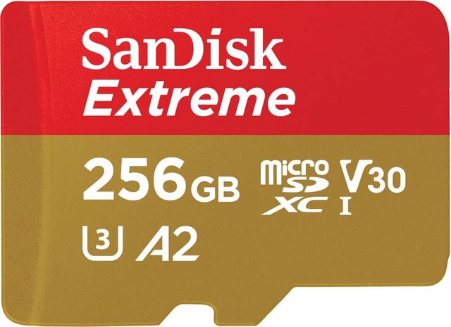 Sandisk SanDisk Extreme microSDXC A2 UHS-I U3 V30 190MB/s Speicherkarte + Speicherkarte