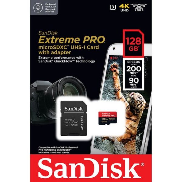 Produktbeschreibung Die SanDisk Extreme Pro MicroSD-Karten bieten Spitzenleistung für anspruchsvolle Fotografie und Videografie. Mit extrem schnellen Übertragungsgeschwindigkeiten und A1- bzw. A2-Bewertungen für eine schnellere App-Leistung sind diese Karten ideal für Profis und Enthusiasten