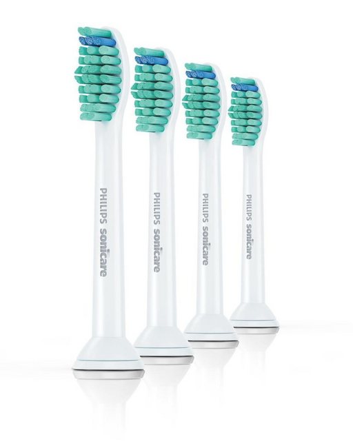 Sonicare ProResults Standard-Bürstenköpfe (4 Stück) HX6014/07Entdecken Sie die revolutionären Sonicare ProResults Standard-Bürstenköpfe (4 Stück) HX6014/07 von Philips. Mit ihrer sanften Struktur sind sie die perfekte Wahl für eine gründliche und schonende Reinigung Ihrer Zähne und Ihres Zahnfleischs.Produkteigenschaften:Konturangepasstes Profil: Passt sich der natürlichen Form Ihrer Zähne an und ermöglicht eine präzise Reinigung.Entfernt bis zu 2x mehr Plaque: Im Vergleich zu herkömmlichen Handzahnbürsten sorgen die Sonicare ProResults Bürstenköpfe für eine besonders gründliche Reinigung und entfernen effektiv Plaque.Erinnerungsborsten: Die blauen Borsten färben sich weiß