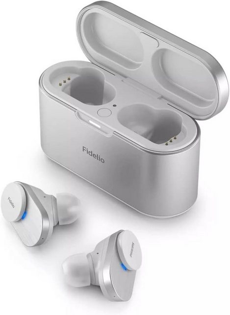 Philips Fidelio T1WT/00 wireless In-Ear-Kopfhörer (Bluetooth, Dynamische Treiber erzeugen tiefe, präzise Bässe)