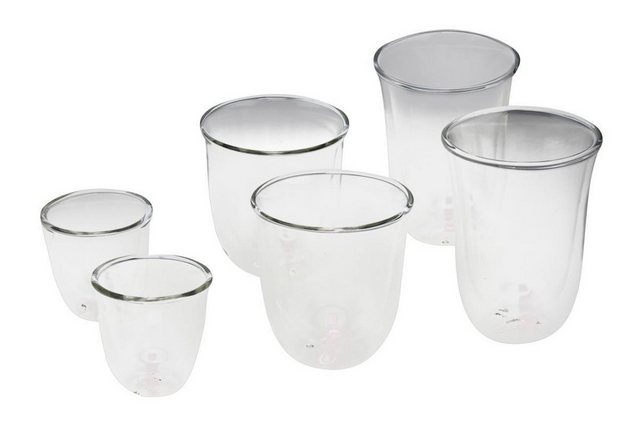 De’Longhi Gläser-Set DeLonghi 5513296671 6er-Thermoglas-Set doppelwandiges Borosilikatglas