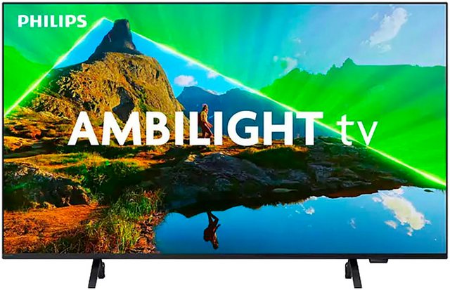 Philips 55PUS8349/12 LED-Fernseher (139 cm/55 Zoll, 4K Ultra HD, Smart-TV, WLAN, Dolby Atmos Sound, Ambilight (3-seitig)