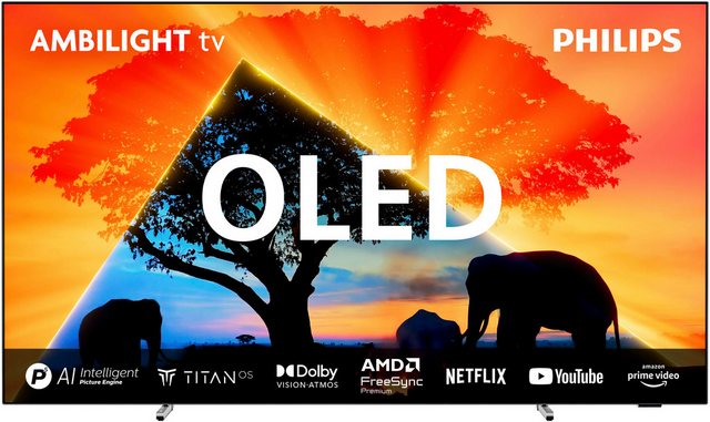 Philips 55OLED759/12 OLED-Fernseher (139 cm/55 Zoll, 4K Ultra HD, Smart-TV)