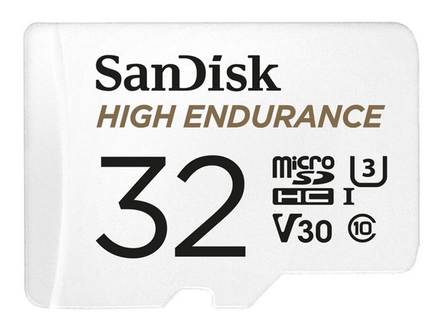 Mit einer Aufnahmeleistung von bis zu 20.000 Stunden können Sie bei der SanDisk microSD-Karte für Langzeitvideoaufnahmen sicher sein