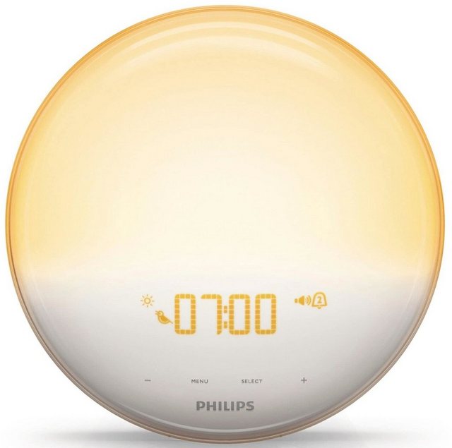 Philips Tageslichtwecker Wake-up Light Son­nen­auf­gang­funk­ti­on FM Radio (HF3519/01)