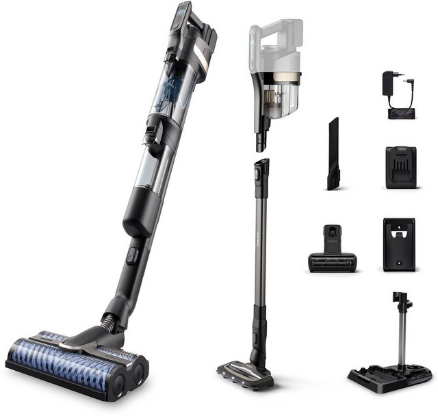 Philips Nass-Trocken-Akkusauger AquaTrio Cordless 9000 Series XW9383, 3-in-1 Saugen und Wischen in einem Zug