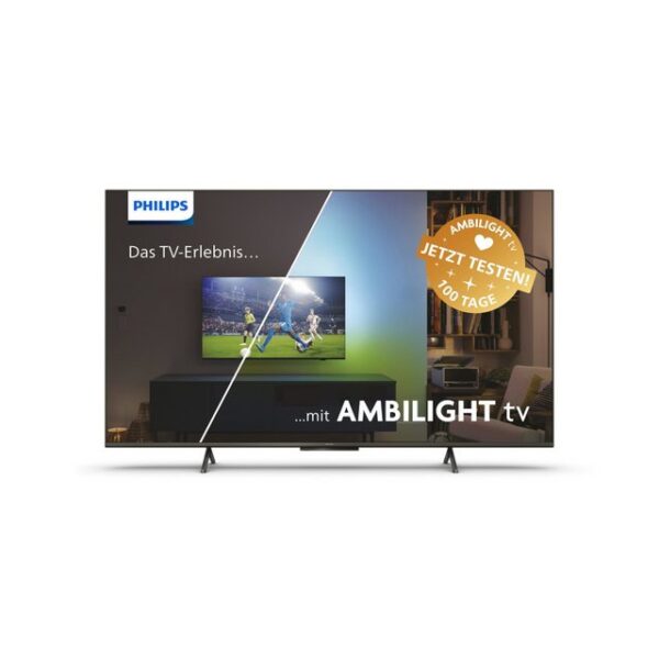 PhilipsLED TV65PUS8108/12LED-TV mit 65 Zoll / 164 cm Bildschirmdiagonale4K Ultra HD mit 3840 x 2160 Pixeln4K Ultra HD Hochskalierung