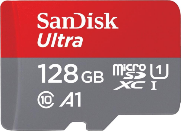 Kurzinfo: SanDisk Ultra - Flash-Speicherkarte (microSDXC-an-SD-Adapter inbegriffen) - 128 GB - A1 / UHS Class 1 / Class10 - microSDXC UHS-I Gruppe Flash-Speicher Hersteller SanDisk Hersteller Art. Nr. SDSQUAB-128G-GN6MA Modell Ultra EAN/UPC 0619659200558 Produktbeschreibung: SanDisk Ultra - Flash-Speicherkarte - 128 GB - microSDXC UHS-I Produkttyp Flash-Speicherkarte Formfaktor microSDXC UHS-I Speicherkarte Speicherkapazität 128 GB Geschwindigkeit A1 / UHS Class 1 / Class10 Enthaltener Speicheradapter microSDXC-an-SD-Adapter Ausführliche Details Allgemein Produkttyp Flash-Speicherkarte Speicherkapazität 128 GB Arbeitsspeicher Geschwindigkeitsklasse A1 / UHS Class 1 / Class10 Lesegeschwindigkeit Bis zu 140 MB/s Formfaktor microSDXC UHS-I Speicherkarte Enthaltener Speicheradapter microSDXC-an-SD-Adapter Abmessungen und Gewicht Breite 15 mm Tiefe 10.9 mm Dicke 1.02 mm Umgebungsbedingungen Min Betriebstemperatur -25 °C Max. Betriebstemperatur 85 °C