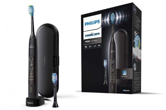 Philips Elektrische Zahnbürste Philips Sonicare Elektrische Zahnbürste ExpertClean 7300 HX9601/02