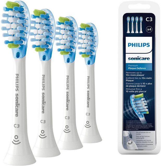 Erleben Sie eine überlegene Mundhygiene mit den Philips Sonicare C3 Premium Plaque Defence-Bürstenköpfen