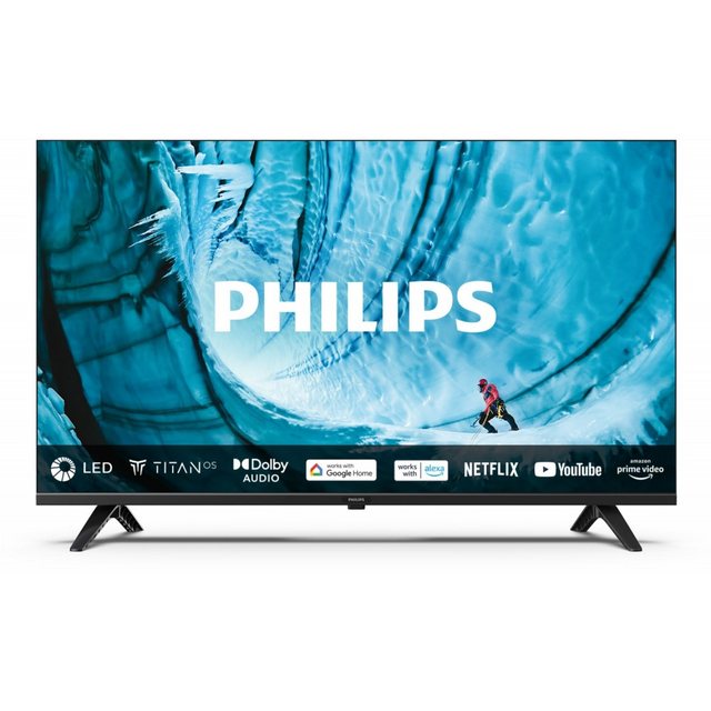 Philips LED Full HD Smart TV LCD-LED Fernseher (40 Zoll, Full HD, WLAN integriert, Eco Mode)