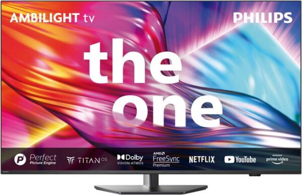 The One that has it all Noch mehr Freude mit The One! Dieser 4K Ambilight TV bietet Ihnen alles