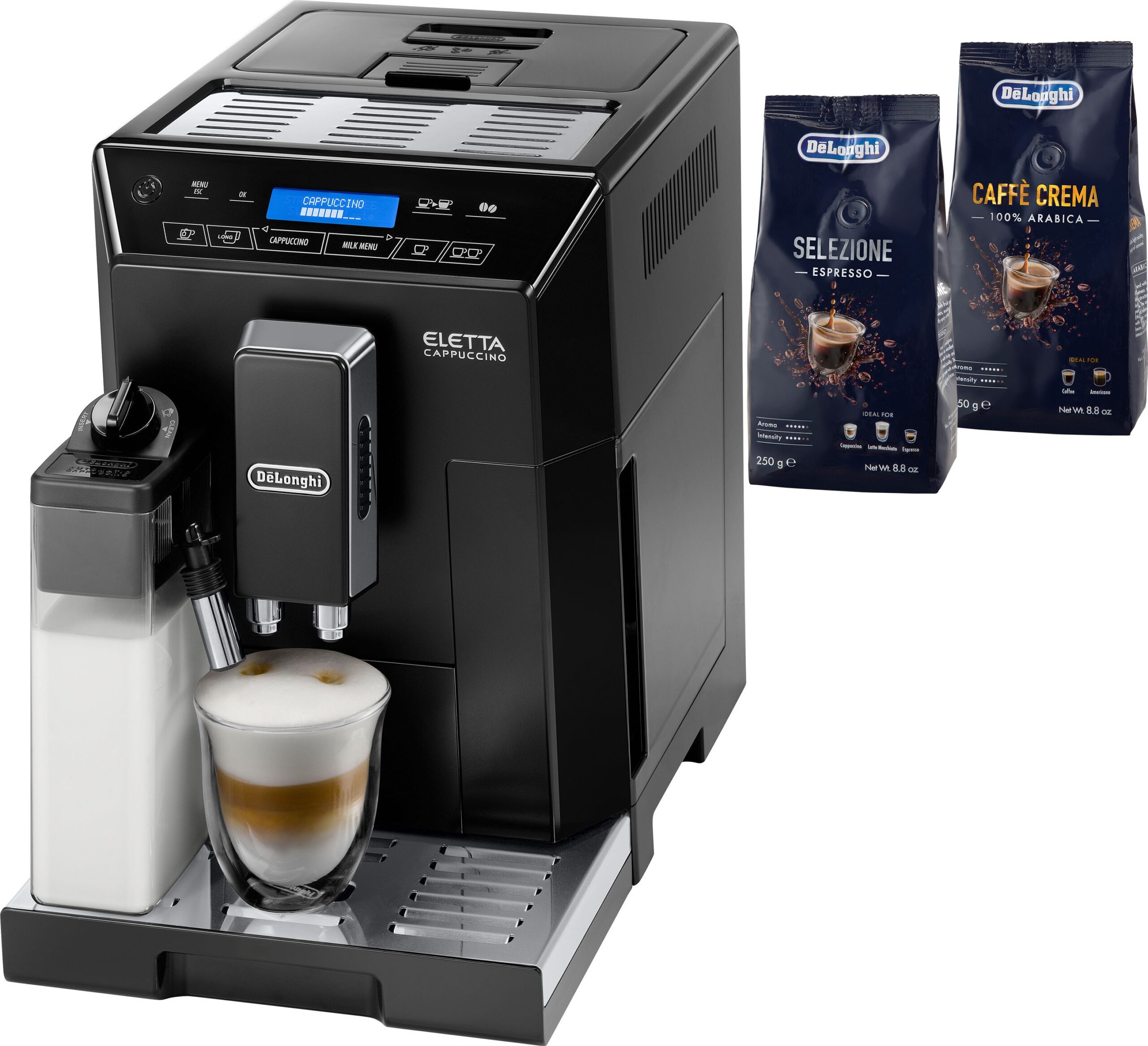 DeLonghi Kaffeevollautomat „Eletta Cappuccino ECAM 44.668.B“