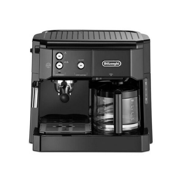 Diese DeLonghi BCO411B Kaffeemaschine wird mit einer 10-Tassen-Filterkaffeemaschine + 15-bar-Espresso kombiniert - Die ideale Kaffeemaschine