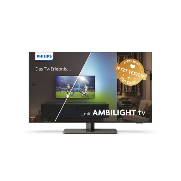 PhilipsOLED TV42OLED808/12OLED-TV mit 42 Zoll / 106 cm Bildschirmdiagonale4K Ultra HD mit 3840 x 2160 PixelnHLG