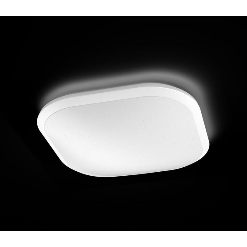 Philips – led Deckenleuchte Cavanal eckig in Weiß 18W 1500lm 2700K