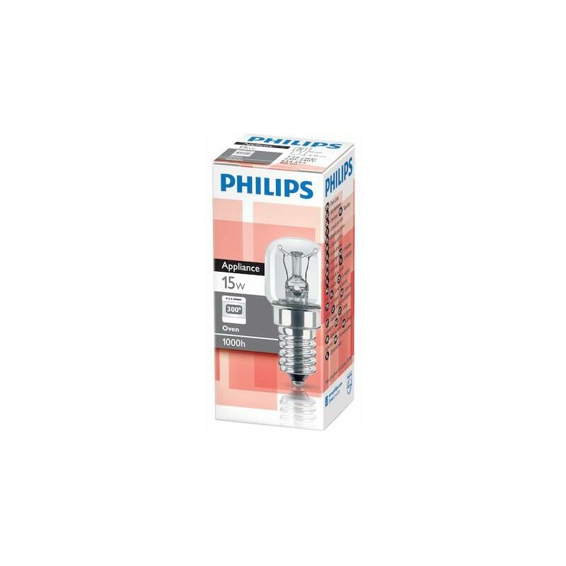 Ofenlampe Birne 300° E14 15 w klar Philips