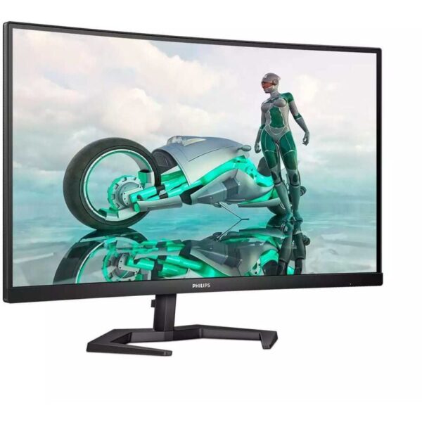 Der Philips 27M1C3200VL ist ein gebogener Gaming-Monitor mit einer Full-HD-Auflösung und einer Bildwiederholfrequenz von 165 Hz. Dieser Monitor wurde für intensives PC-Gaming entwickelt und bietet ein beeindruckendes Erlebnis mit einem gebogenen Bildschirm