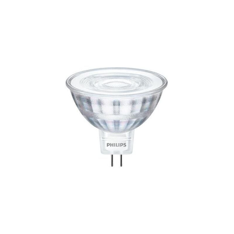 LED-Reflektorlampe GU5,3 MR16 4,4W f 36° 2700K ewws 345lm dc Ø50,5×45,5mm 12V – weiß – Philips