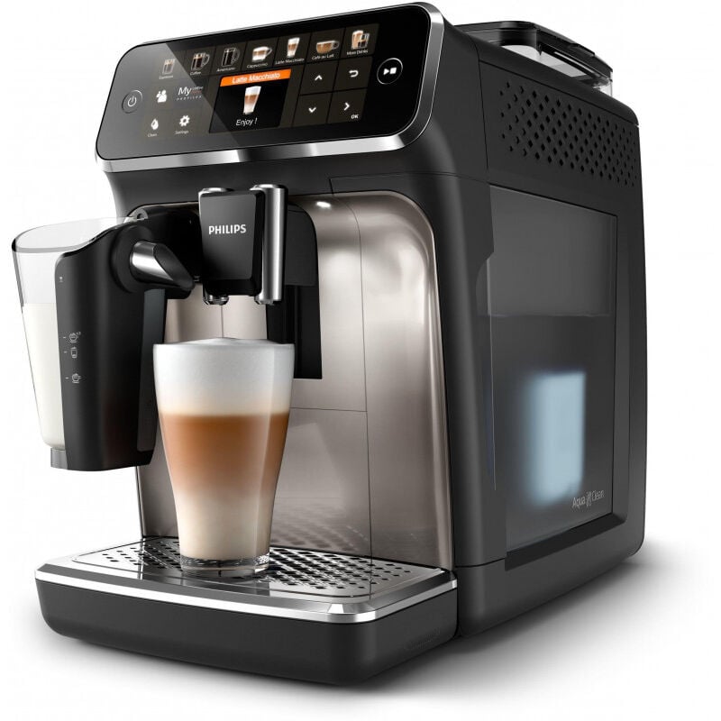 Philips – EP5447/90 5400 Series LatteGo Kaffeevollautomat Schwarz (EP5447/90)