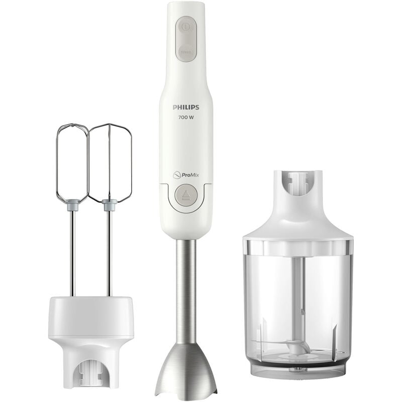 Philips Home HR2546/00 Stabmixer 700 W Turbofunktion, mit Zerkleinereraufsatz Weiß