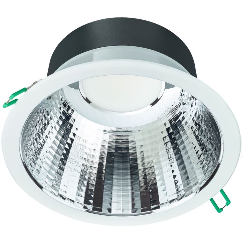 Beleuchtungdirekt ® ist der Großhändler von LED Leuchten | Bei Beleuchtungdirekt ist der "Philips LED Downlight Coreline DN142B Aluminium Weiß 11W 1200lm 60D - 830 Warmweiß | Ausschnitt 155mm - IP20 - UGR