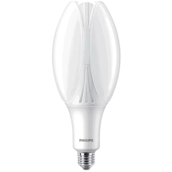 Philips Die zweite Generation der TrueForce Core LED HPL ist die Neuheit im Philips TrueForce Segment. Sie ist ein HPL/HQL Ersatz mit Betrieb am KVG/VVG oder direkt an 230V Netzspannung. Der Kolben der Lampe besteht vollständig aus mattiertem Glas und weist eine fast identische Bauform auf wie bei einer herkömmlichen HPL/HQL Entladungslampe. Durch ihren Ausstrahlwinkel von 300° und ihre Schutzklasse IP65 (wasserdicht) ist sie nicht nur ideal für die Außenbeleuchtung geeignet (bspw. Pilzleuchten oder Altstadtleuchten)