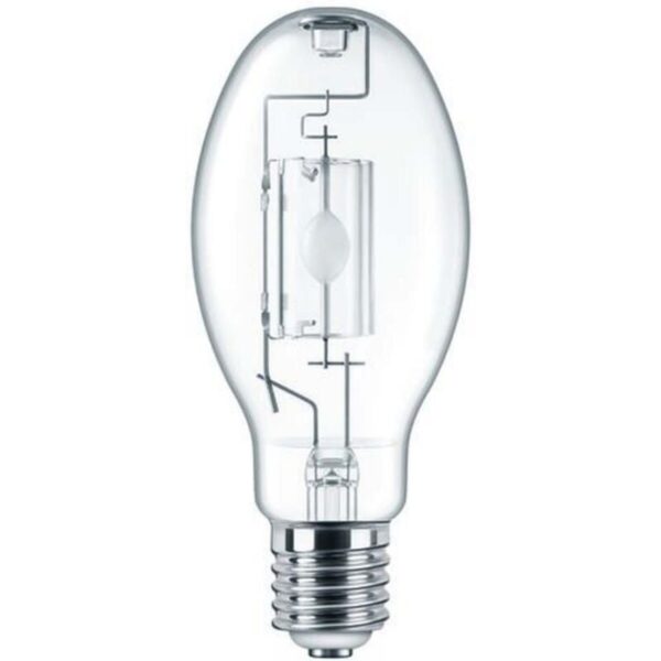 Philips Lighting Entladungslampe CDMEPMWeco230W840E40 Abbildung ähnlich. Bitte achten Sie auf die technischen Daten und die EAN des Produkts. Hersteller:Philips LightingBezeichnung:Entladungslampe Typ:CDMEPMWeco230W840E40Lampenleistung:225 WLampenspannung:113..133 VLichtstrom:21000 lmSockel:E40UV-Schutz:neinFarbwiedergabeindex CRI:90-100Farbtemperatur:4000 KLichtfarbe nach EN 12464-1:neutralweiß 3300 bis 5300 KLampenlichtausbeute:93 lm/WLampenform:ellipsoidBrennermaterial:KeramikBrennstellung:beliebigDurchmesser:90 mmGesamtlänge:215 mmExternes Zündgerät erforderlich:jaExternes Vorschaltgerät erforderlich:jaGeschlossene Leuchte erforderlich:neinSolariumlampe:neinFarbe:weißLichtfarbe:840Ausführung:klarLampenbezeichnung:sonstigeEnergieeffizienzklasse nach EU-Richtlinie 2019/2015:FGewichteter Energieverbrauch in 1.000 Stunden:248 kWhMittlere Nennlebensdauer:20000 h Philips Lighting Entladungslampe CDMEPMWeco230W840E40: weitere Details Keramische Metallhalogendampflampen mit