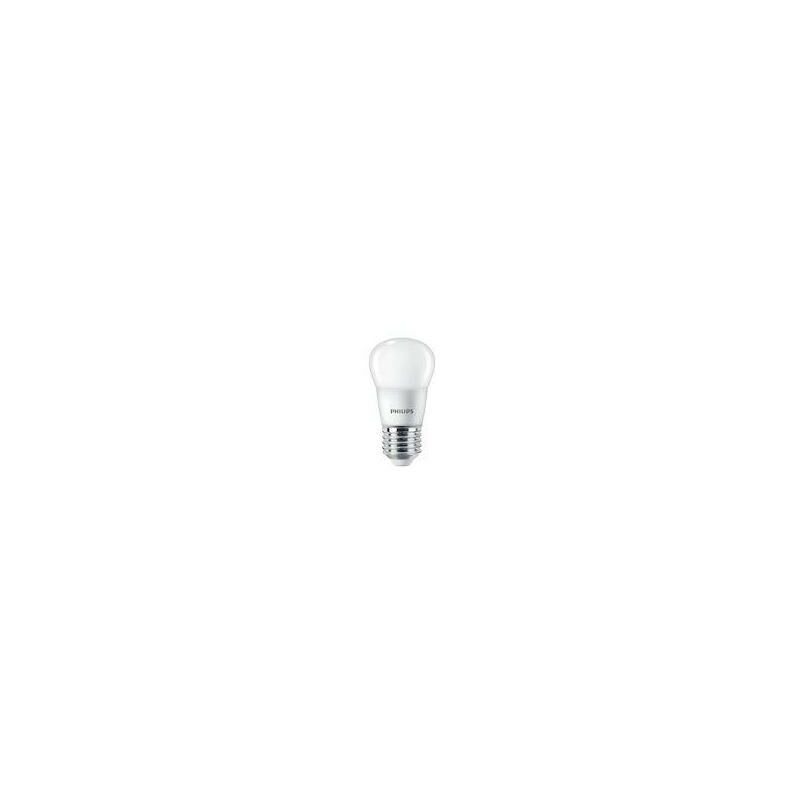 Philips – LED-Tropfenlampe E27 P45 2,8W f 2700K mt ewws 250lm P45- ac Ø45x87mm 220-240V COREPROLUSTREND2.8-25WE27827P – weiß