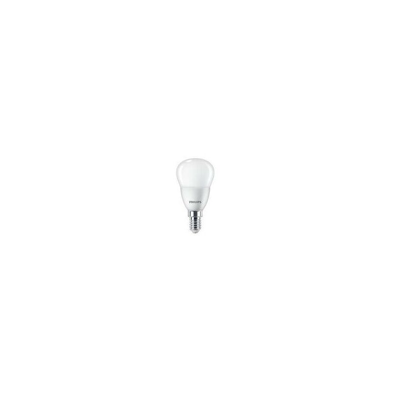 Philips – LED-Tropfenlampe E14 P45 5W f 2700K ewws 470lm mt P45- ac Ø45x88mm 220-240V COREPROLUSTREND5-40WE14827P45 – weiß