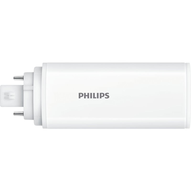 Philips – LED-Röhrenlampe GX24q-2 1 6,5W f 3000K 720lm ws mattiert 120° ac Ø42x119mm COREPROLEDPLTHF6.5W8304PGX24 – weiß