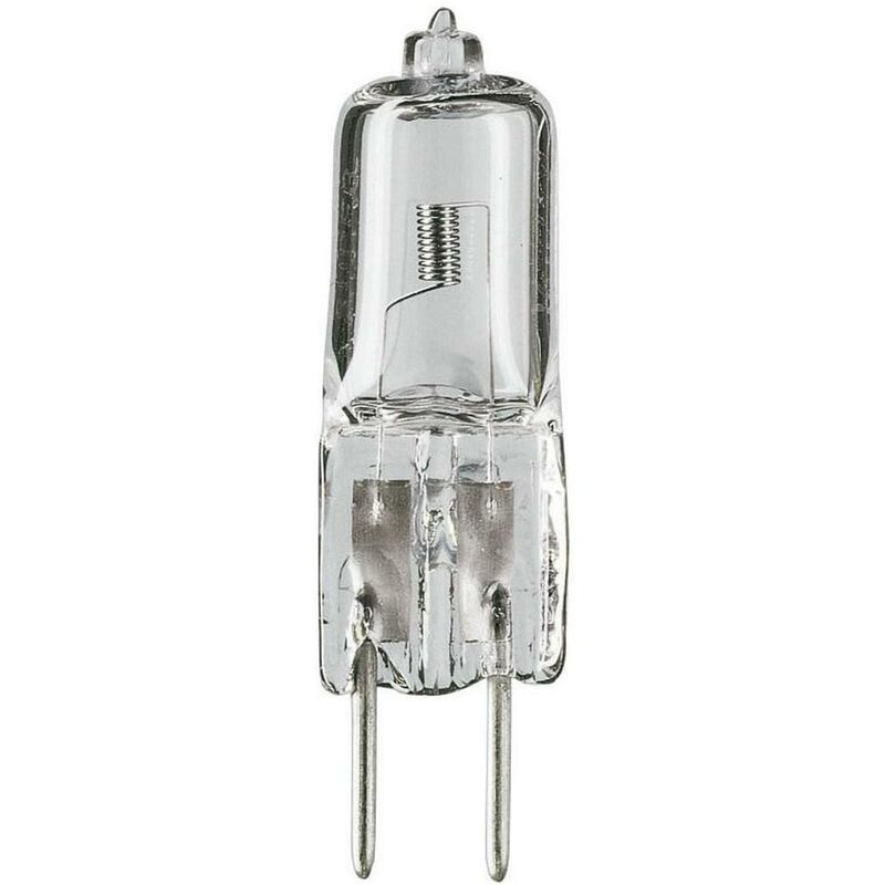 NV-Halogenlampe 35W klar Caps 3000h lv GY6,35 brillantes Weißlicht 12V UV-Filter dimmbar – Philips