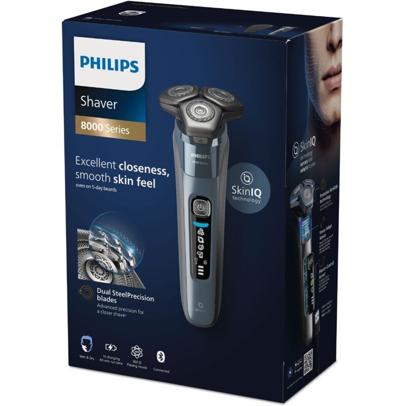 Philips SHAVER Series 8000 S8692/35 Elektrischer Nass- und Trockenrasierer. Rasierapparatsystem: Rotationstrasierer