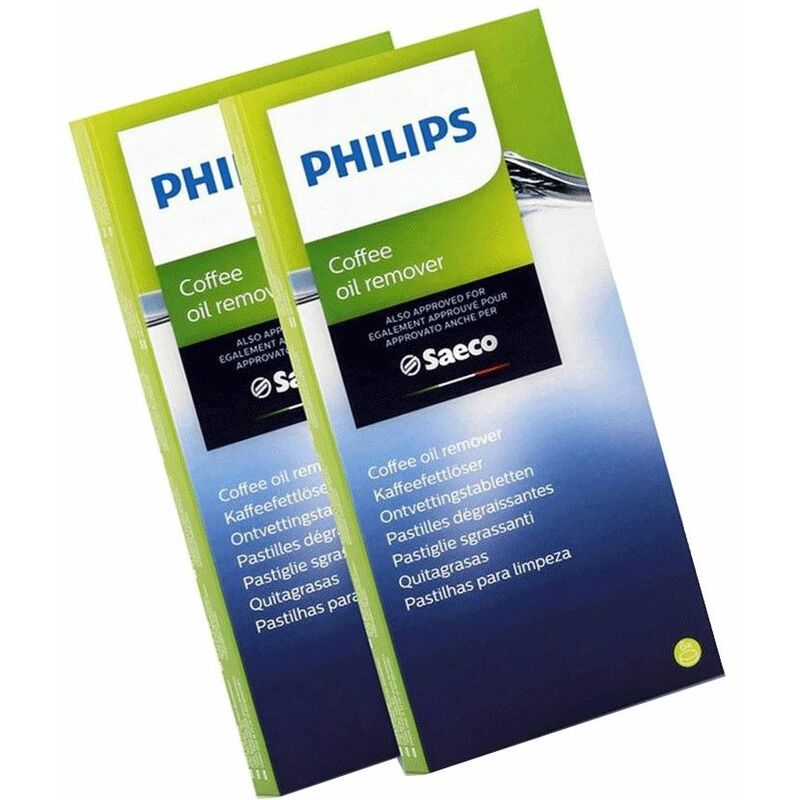 Philips – Ersatzteil – Originaler Satz von 2 Boxen mit 6 Entfettungstabletten (1,6 g) – –