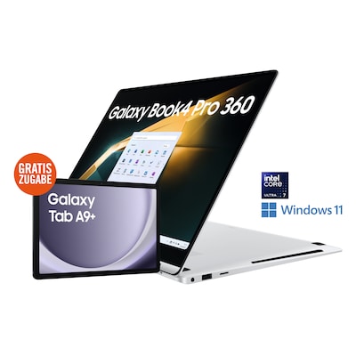 Galaxy Book4 Pro 360 16″WQXGA+ Ultra 7 155H 32GB/1TB SSD Win11 +Tab A9+