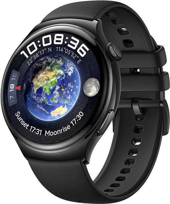 Huawei WATCH 4 Black Fluoroelastomer Strap (55020AMN)