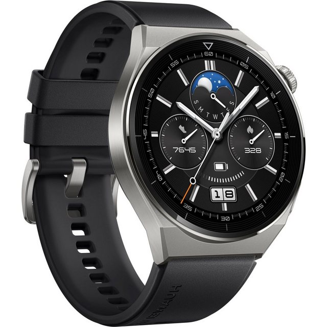 Huawei Watch GT 3 Pro 46 mm – Smartwatch – titanium/black Smartwatch