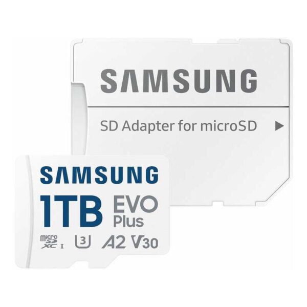 • Speichertyp: microSDXC inklusive SD-Adapter • Speicherkapazität: 1 TB • Geschwindigkeitsklasse: U3