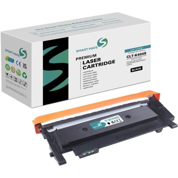 SmartMate Wiederaufbereitete Laser Toner Patrone für Samsung SU100A (CLT-K404S) Schwarz Die SmartMate wiederaufbereitete Laser Toner Patrone für Samsung SU100A (CLT-K404S) Schwarz wurde remanufactured