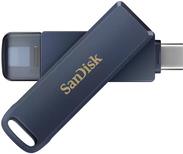 SanDisk iXpand Phone Drive 64GB USB-C Metal Sky – Flash-Speicher – unsortiert (SDIXD0N-064G-GN6NN)