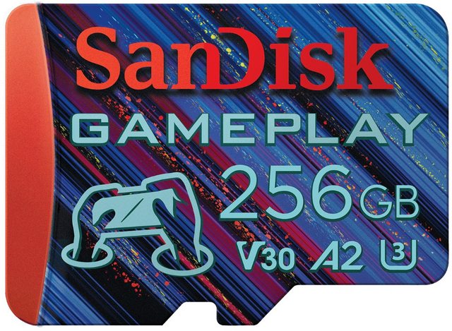 Sandisk Extreme 4K microSD GAMING Speicherkarte (256 GB)