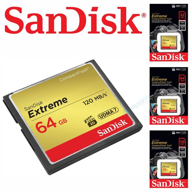 Produktbeschreibung Die SanDisk Extreme CompactFlash (CF) Karten bieten professionellen Fotografen und Videografen herausragende Geschwindigkeit und Zuverlässigkeit. Mit hohen Übertragungsgeschwindigkeiten verbessern diese Karten die Effizienz des Workflows